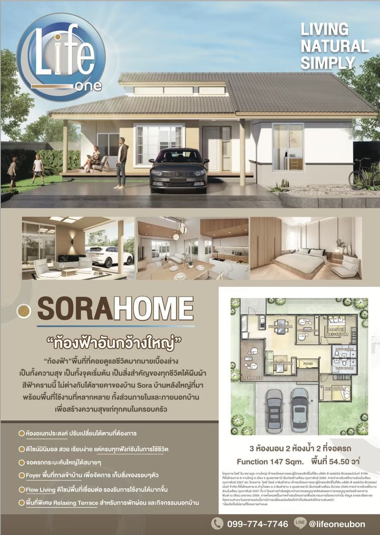 ภาพแบบบ้าน-แบบบ้านโซระ (SORA)