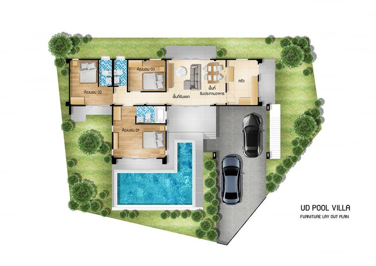 ภาพแบบบ้าน-UD Pool Villa-บ้านเดี่ยว