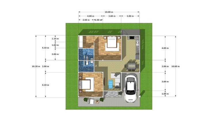 ภาพแบบบ้าน-สไตล์โมเดิร์นเจแปน