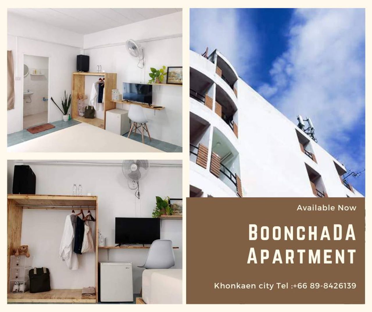 รูปภาพเพิ่มเติม บุญชฎาอพาร์ทเม้นท์ - Boonchada-Apartment-หอพักขอนแก่น-ใกล้ตลาดจอมพล-บึงทุ่งสร้าง - ลำดับที่ 1