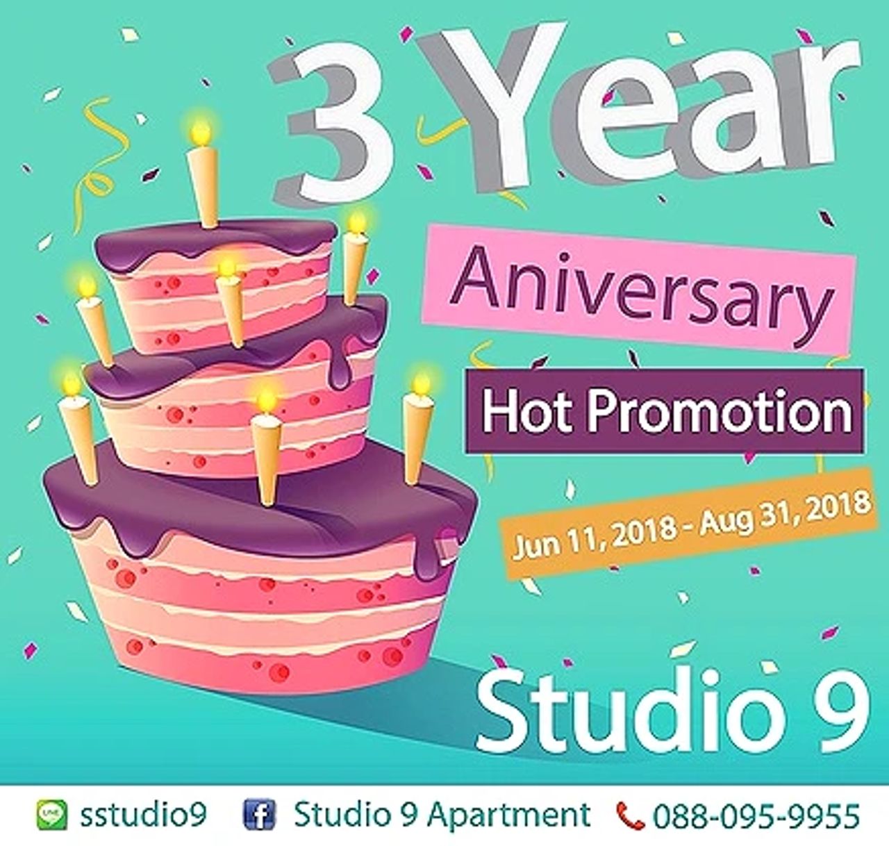 รูปภาพเพิ่มเติม สตูดิโอไนน์-อพาร์ทเม้นท์ - Studio-9-Apartment - ลำดับที่ 20