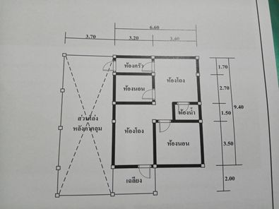 ขายบ้าน หลังมข. ที่ดินทำเลดี เหมาะกับการประกอบธุรกิจ