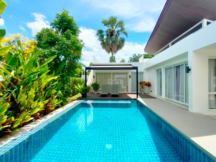 ภาพแบบบ้าน-Plot D1 (New Design 1-storey pool villa)
