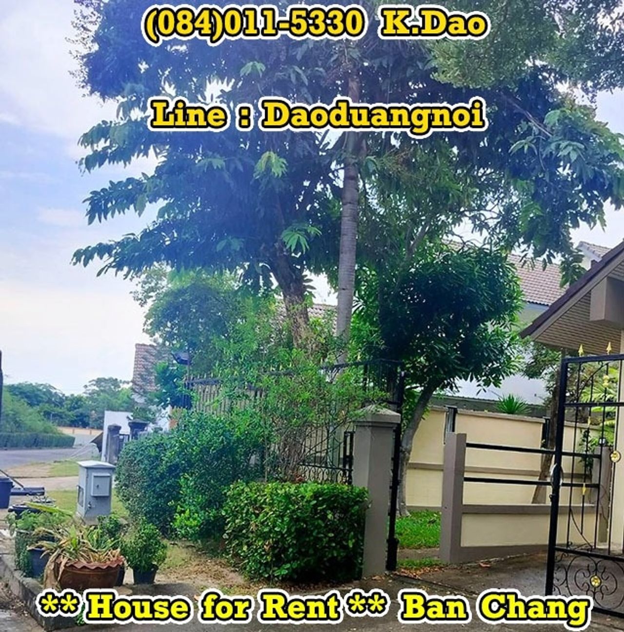 รูปภาพเพิ่มเติม -Corner-House-for-Rent-Ban-Chang----Lake-View-- - ลำดับที่ 5