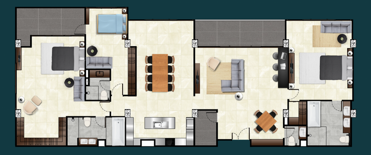 ภาพแบบบ้าน-3 BedRoom