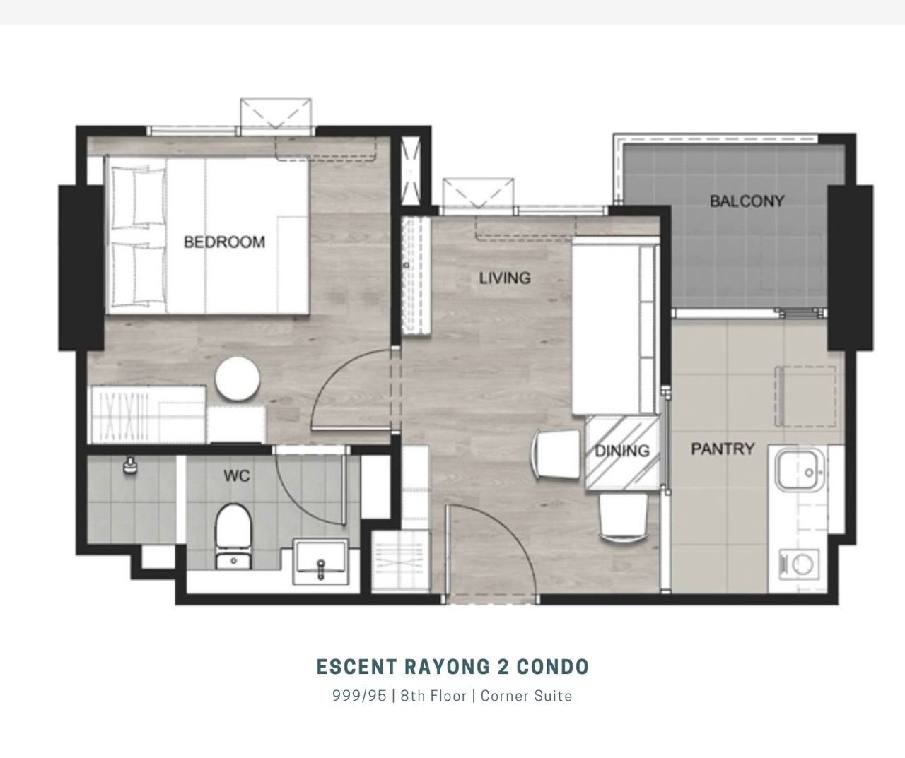 รูปภาพเพิ่มเติม ให้เช่าคอนโด-ชั้น-8-ห้องมุม-โครงการ-Escent-Rayong-2-Condo - ลำดับที่ 10