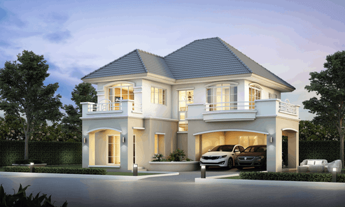 แบบบ้านสไตล์คอนเทมโพรารี่ V48AIrTa