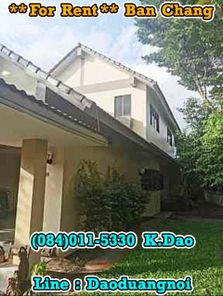 *** #Corner House for Rent *** Ban Chang -- Lake View -