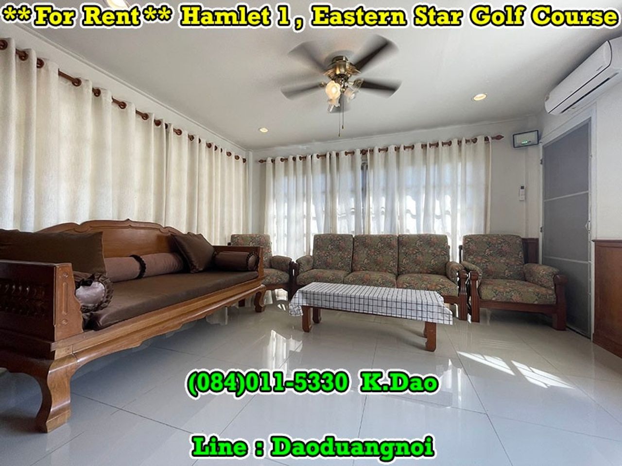 รูปภาพเพิ่มเติม Hamlet1-Eastern-Star-Golf-Course-Ban-Chang-House-for-Rent- - ลำดับที่ 6