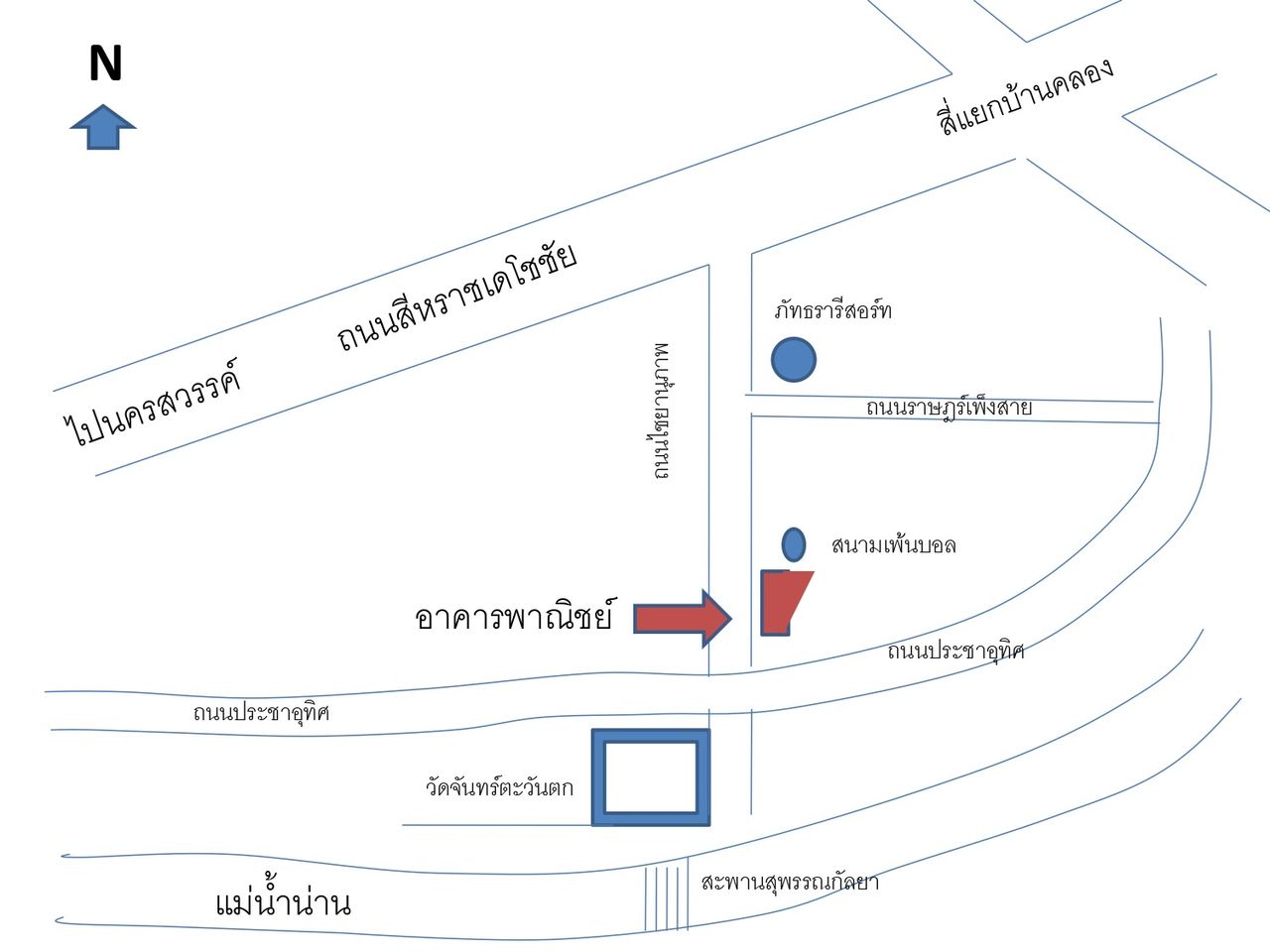 รูปภาพเพิ่มเติม เช่าอาคารพาณิชย์สำนักงาน-2คูหา-ใกล้วัดจันทร์ตะวันตก - ลำดับที่ 14